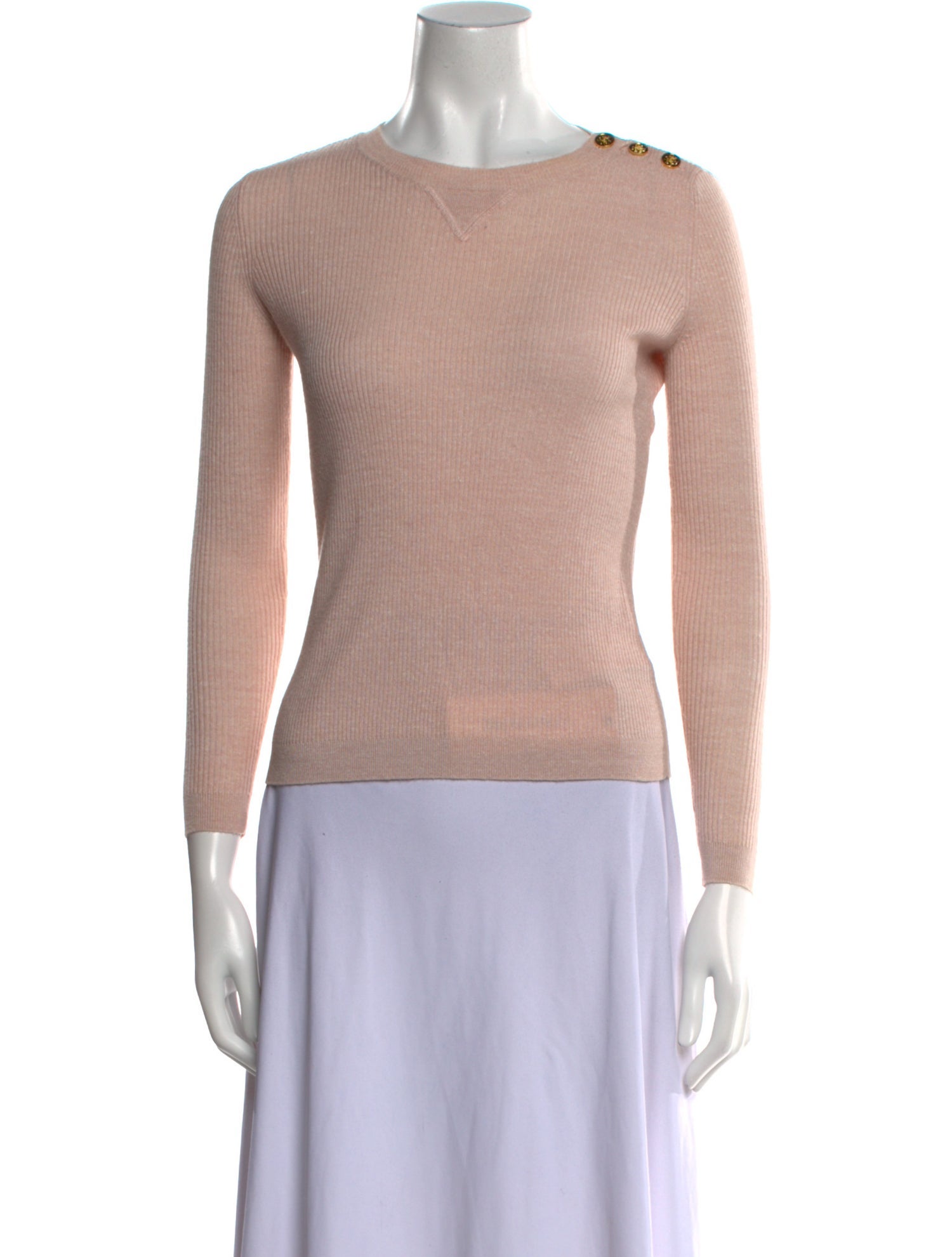 Tory Burch Wool Bateau Neckline Sweater