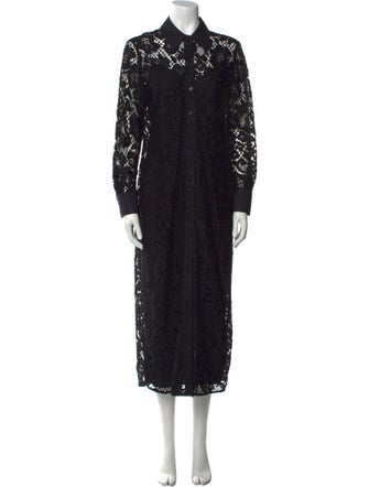 Tory Burch Lace Pattern Long Dress