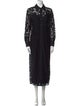 Tory Burch Lace Pattern Long Dress
