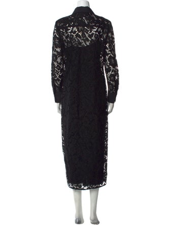 Tory Burch Lace Pattern Long Dress
