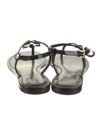 Tory Burch Leather T-Strap Sandals