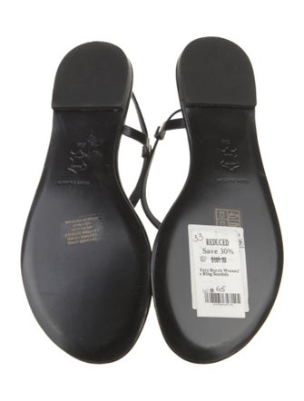 Tory Burch Leather T-Strap Sandals