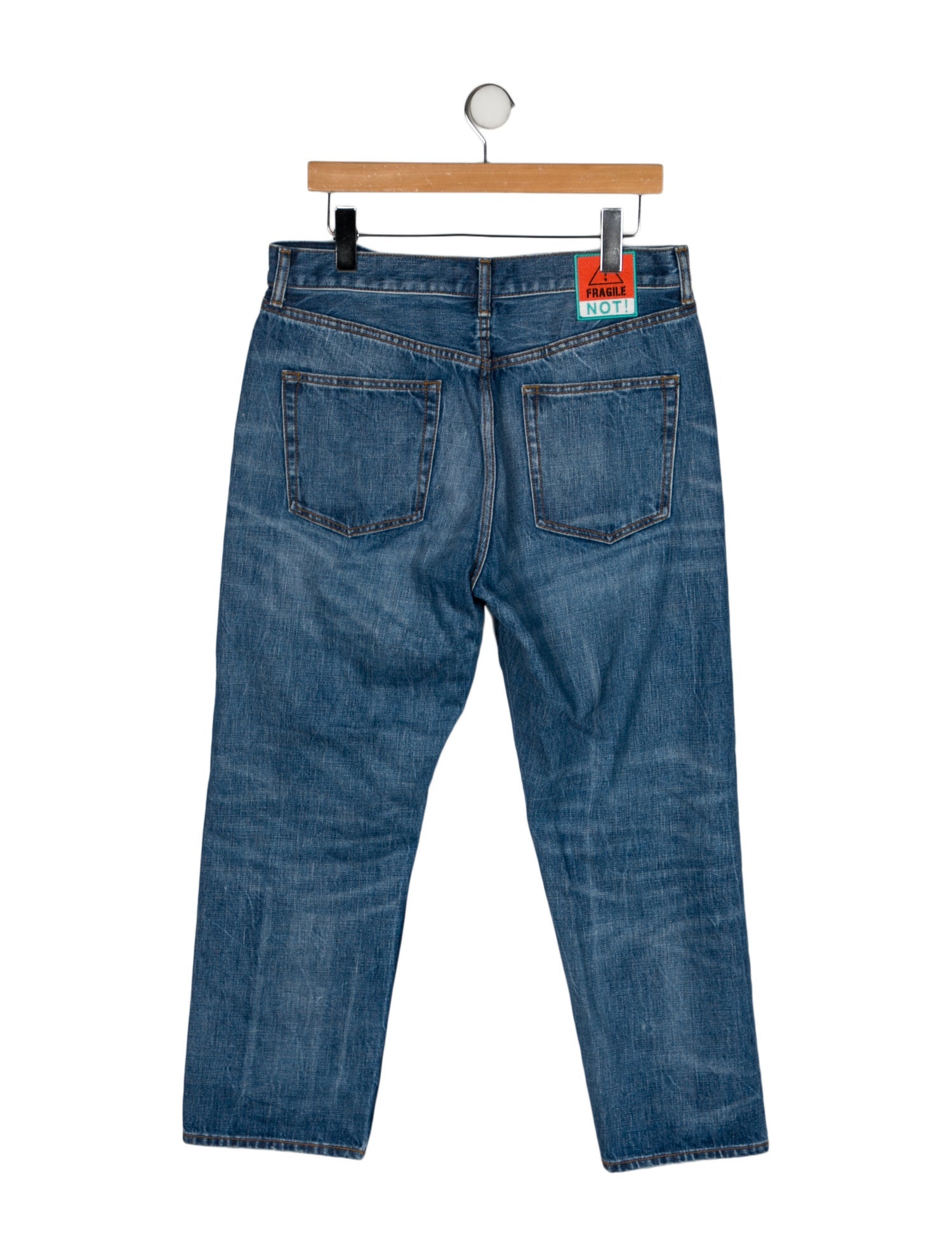 Tory Burch High-Rise Straight Leg Jeans