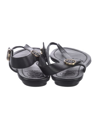 Tory Burch Leather T-Strap Sandals