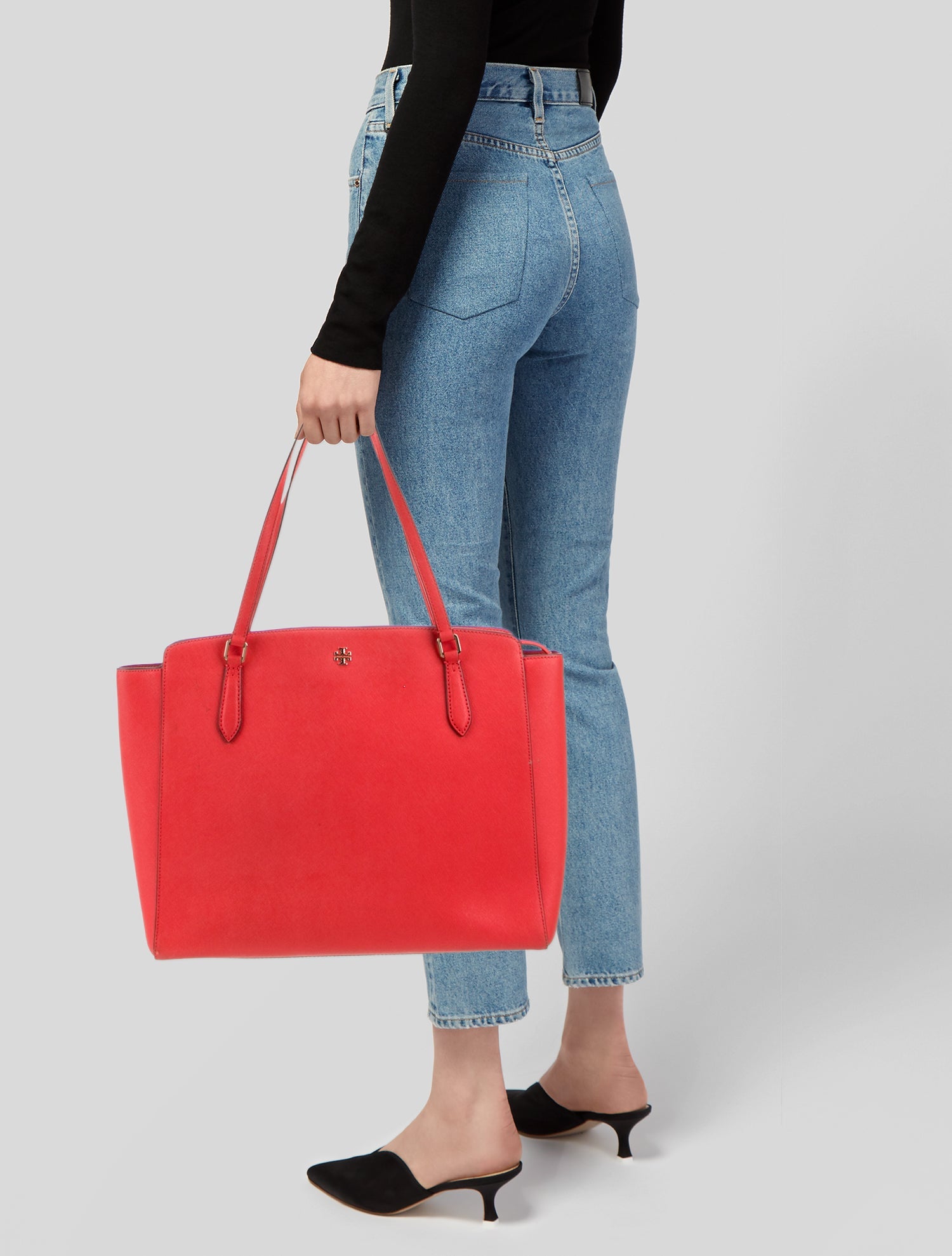 Tory Burch Saffiano Leather Tote