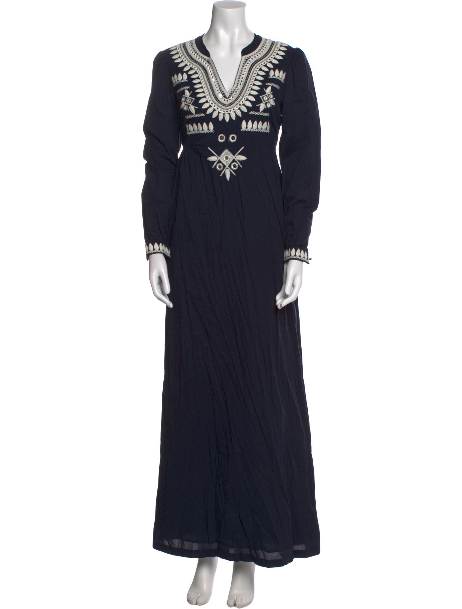 Tory Burch V-Neck Long Dress