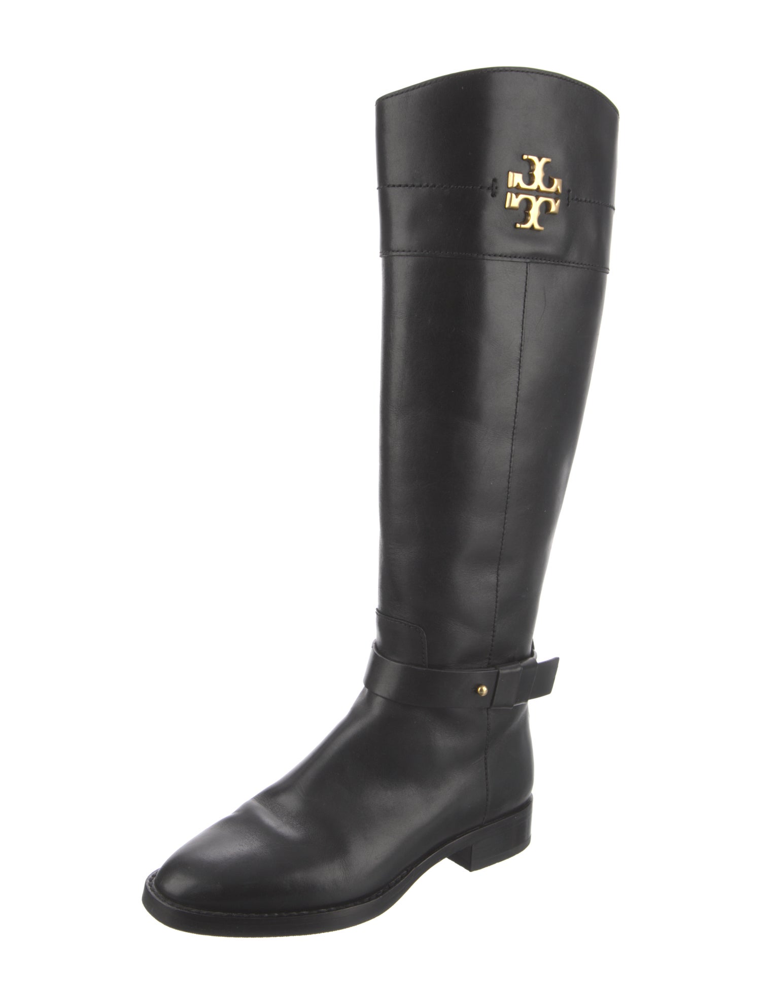 Tory Burch Leather Riding Boots