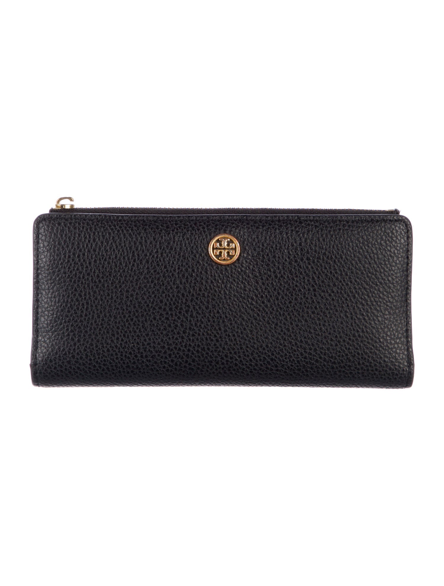 Tory Burch Signature Logo Leather Continental Wallet