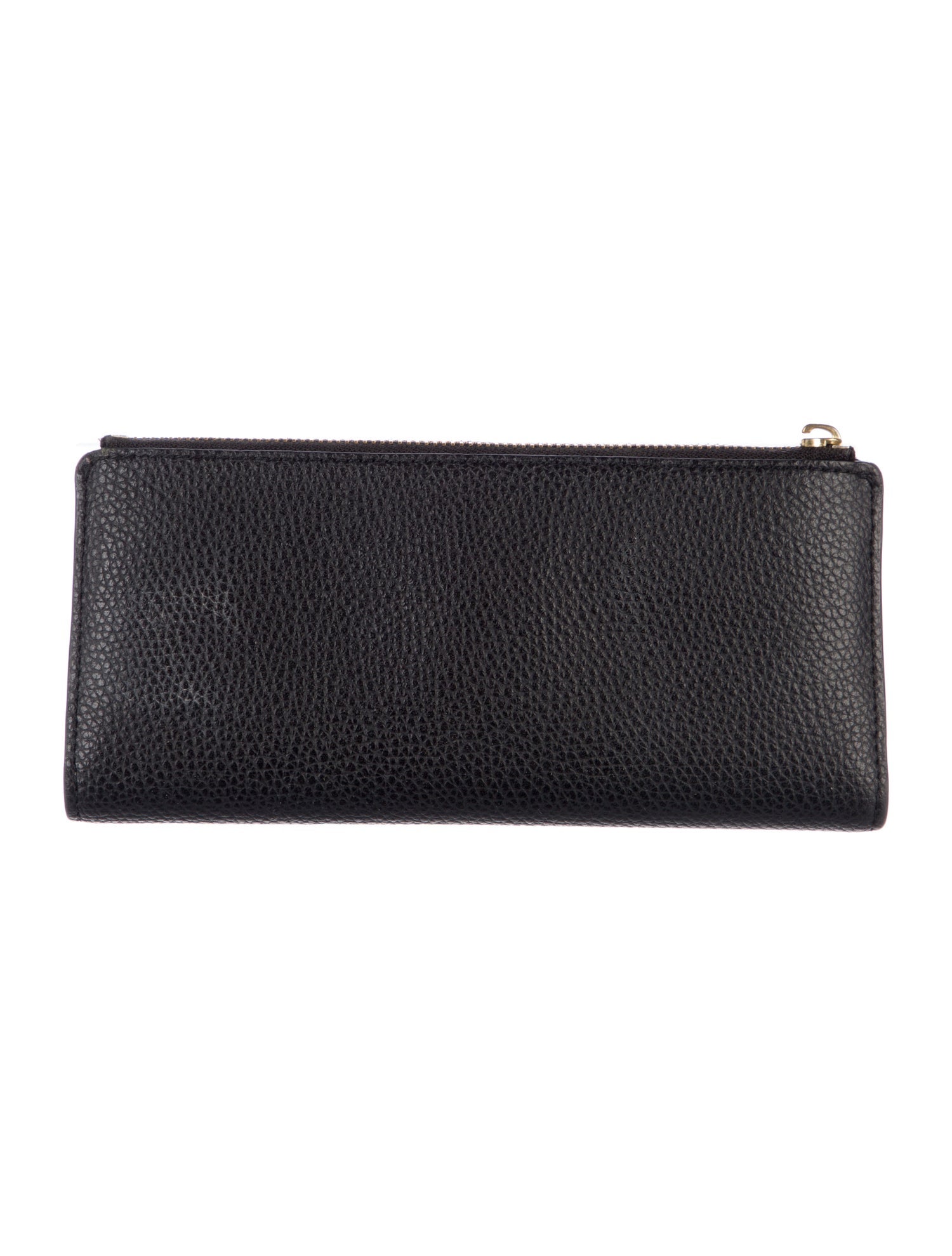 Tory Burch Signature Logo Leather Continental Wallet