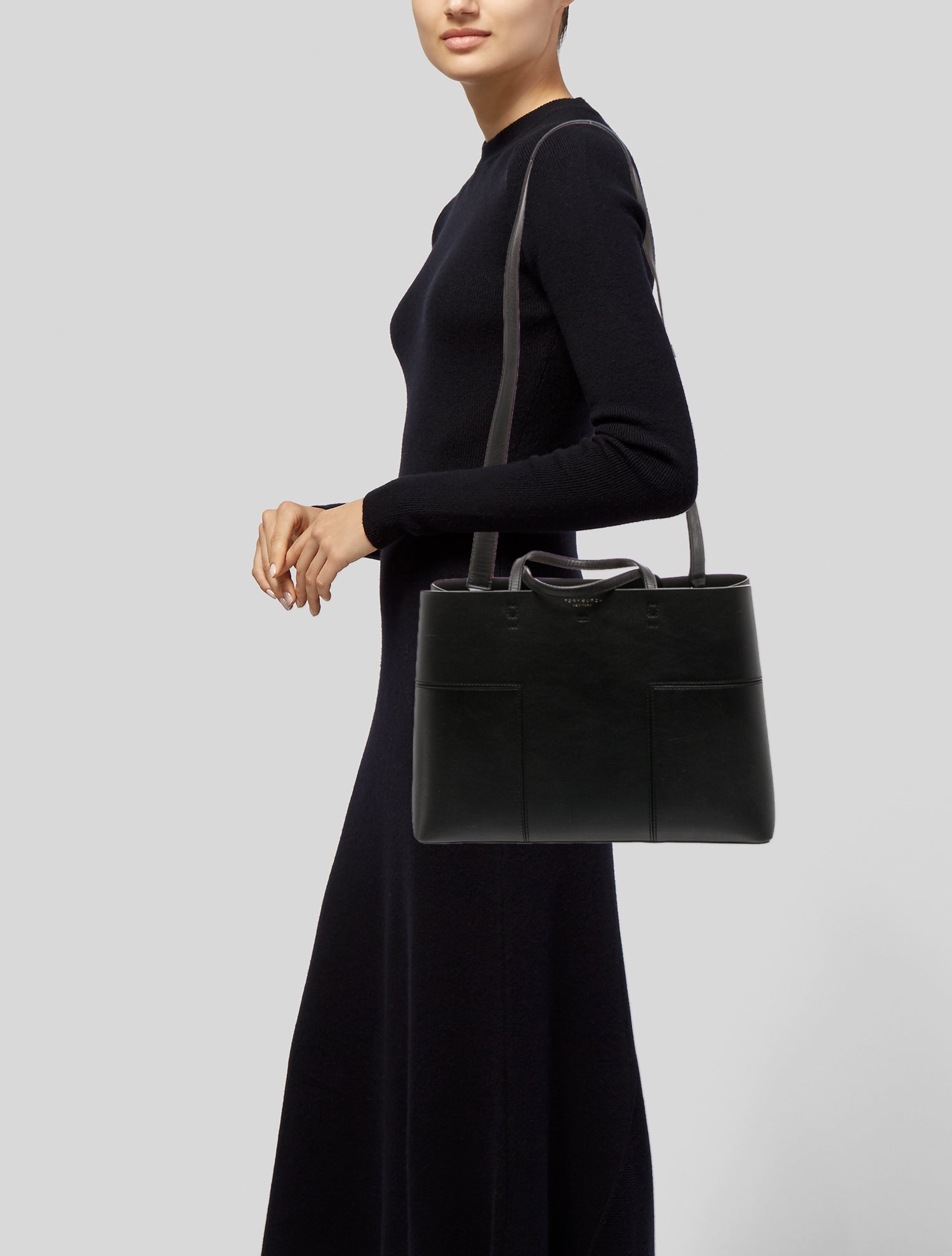 Tory Burch Leather Block-T