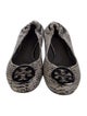 Tory Burch Snakeskin Animal Print Ballet Flats