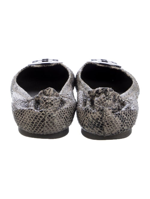 Tory Burch Snakeskin Animal Print Ballet Flats