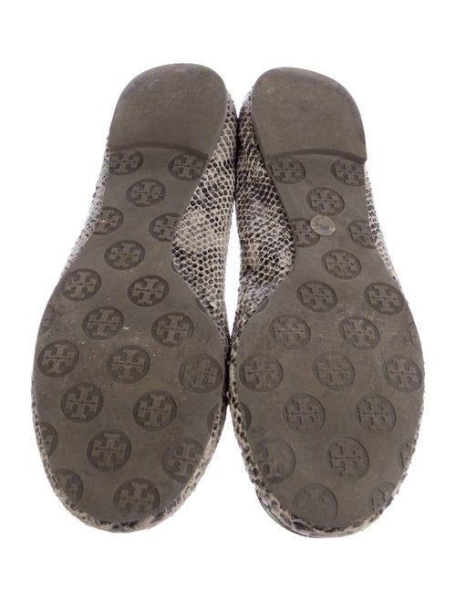 Tory Burch Snakeskin Animal Print Ballet Flats
