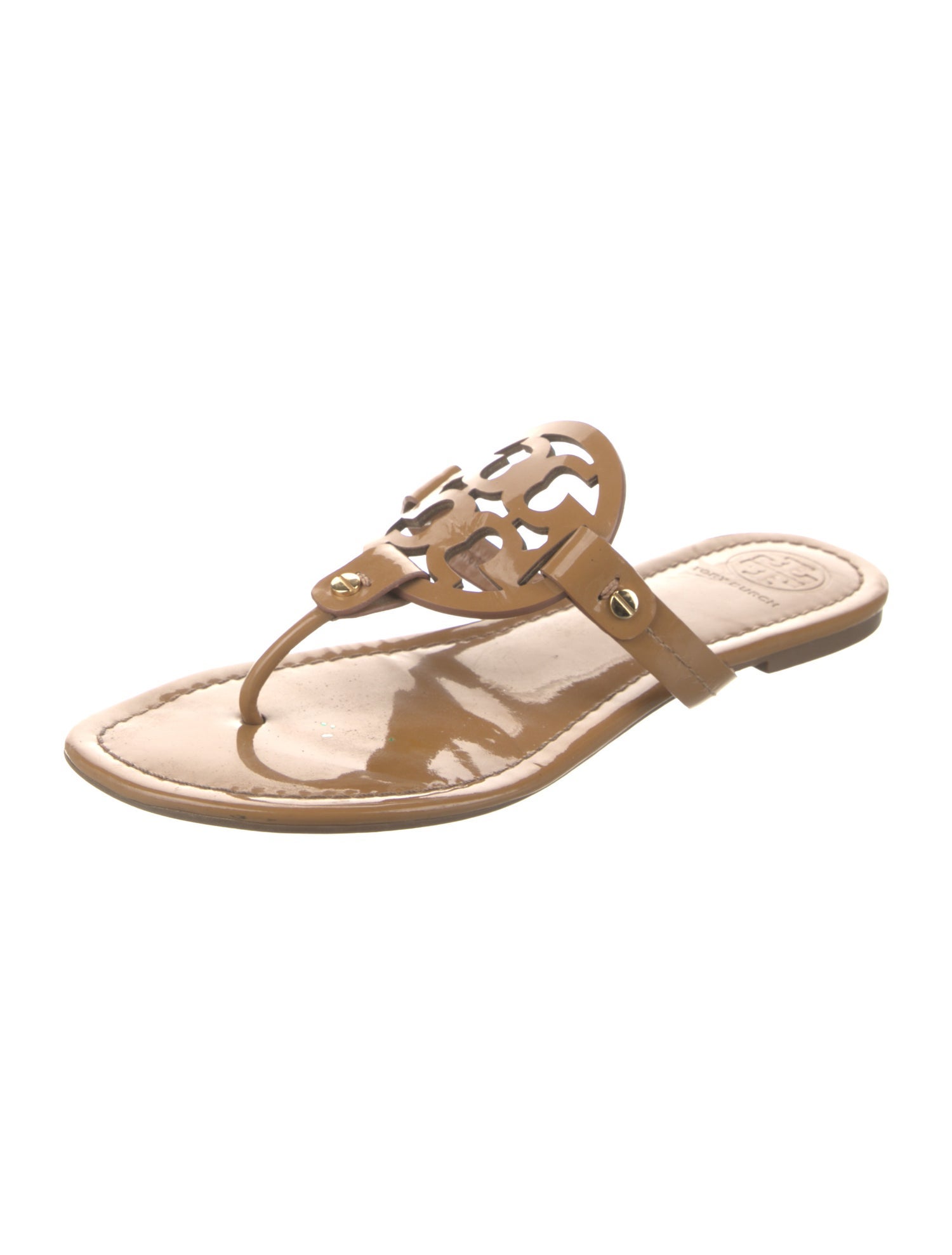 Tory Burch Patent Leather Slides