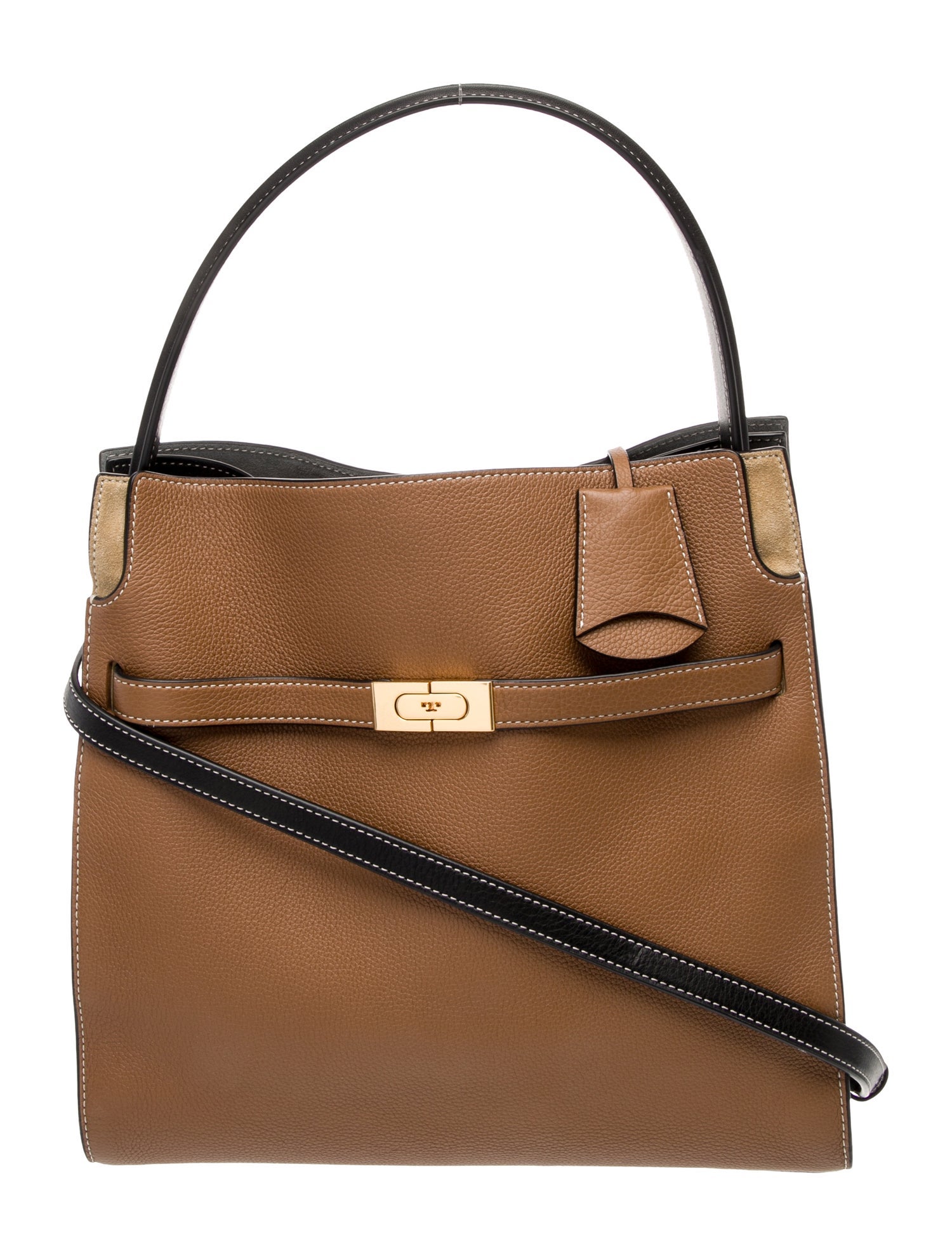 Tory Burch Leather Lee Radziwill Double Bag