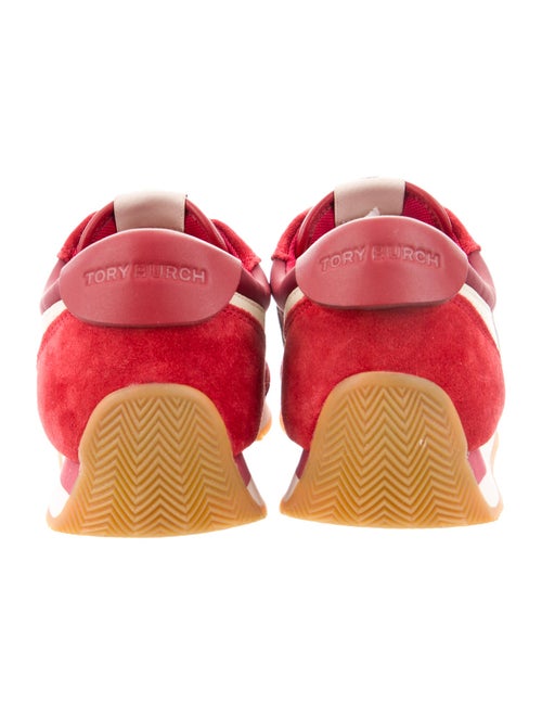 Tory Burch Suede Printed Sneakers