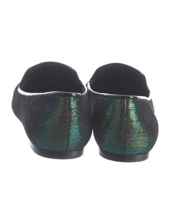 Tory Burch Embroidered Accent Loafers