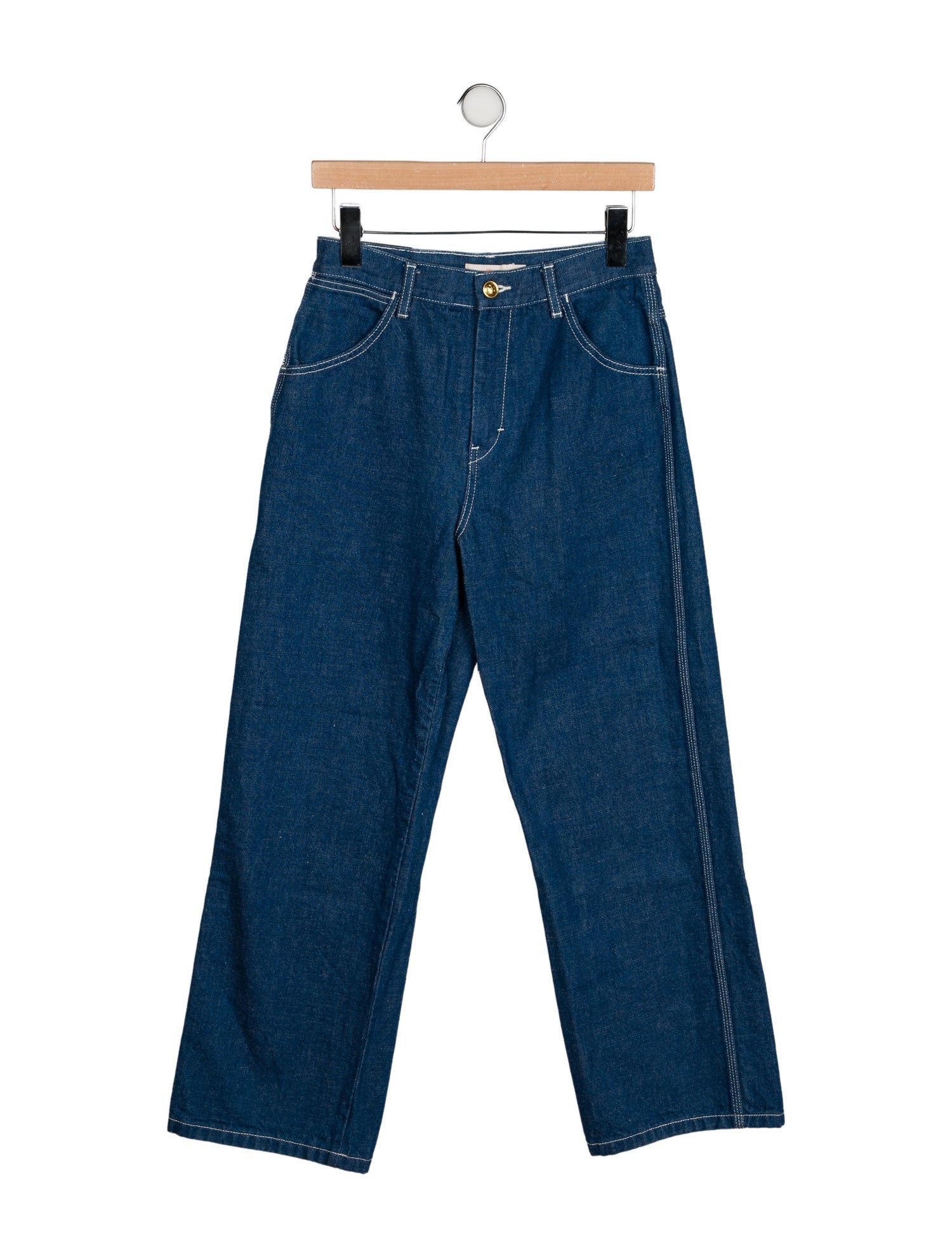 Tory Burch High-Rise Wide Leg Jeans