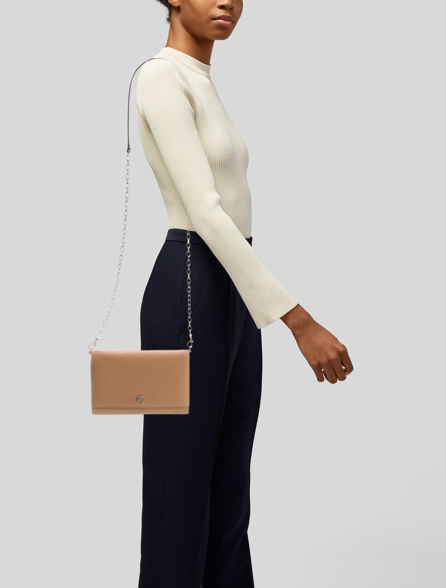 Tory Burch Saffiano Leather Crossbody Bag