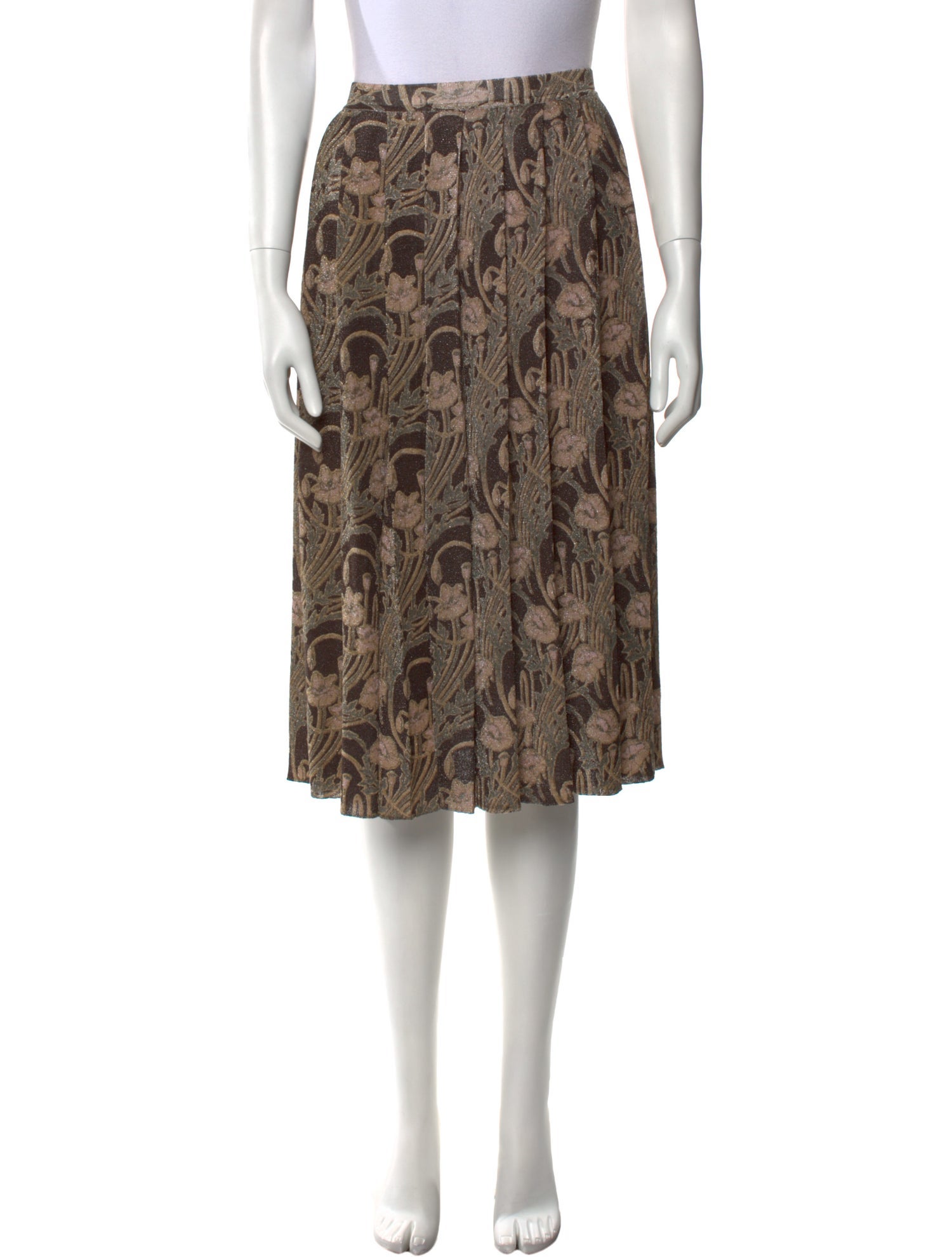 Tory Burch Floral Print Knee-Length Skirt w/ Tags
