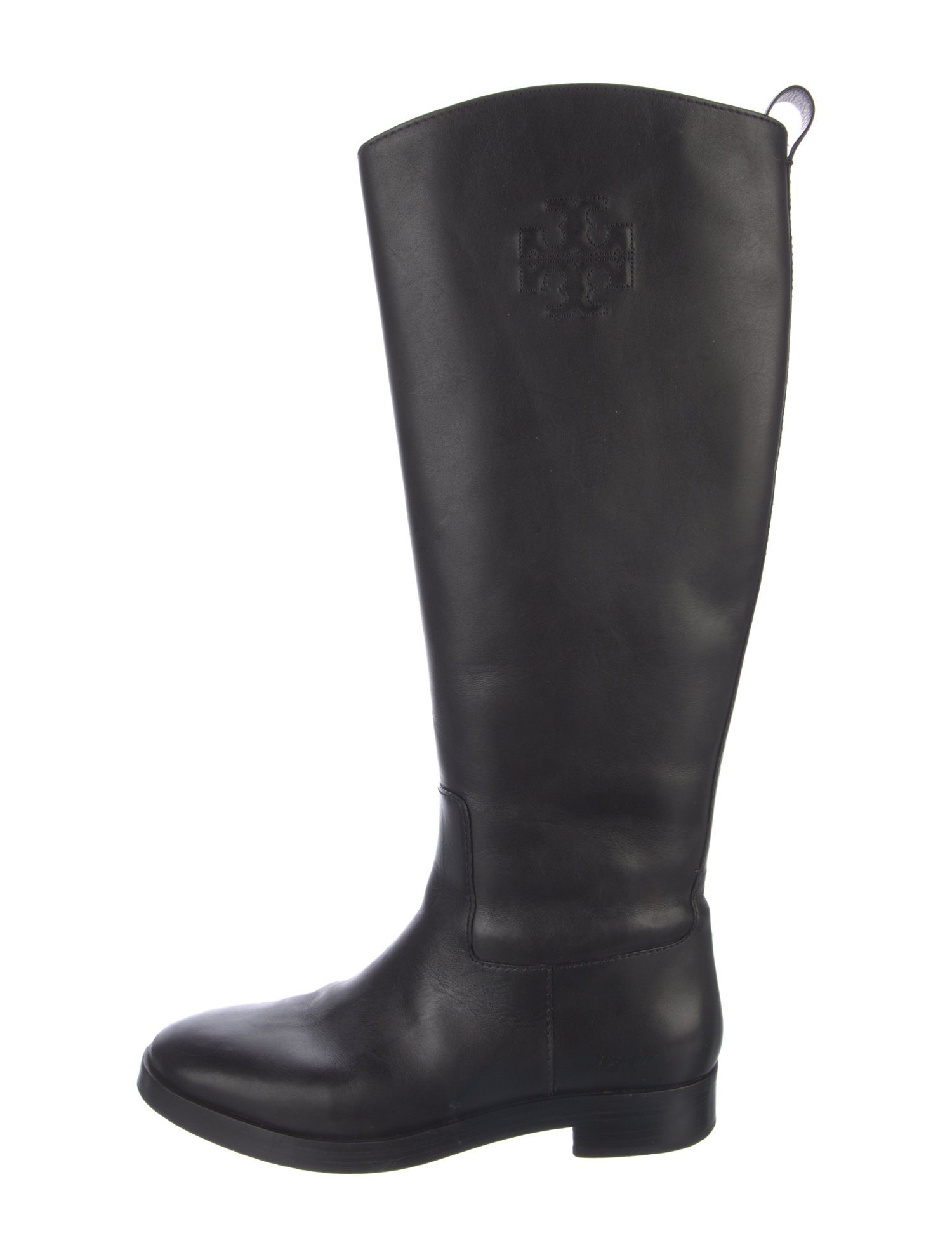Tory Burch Leather Riding Boots