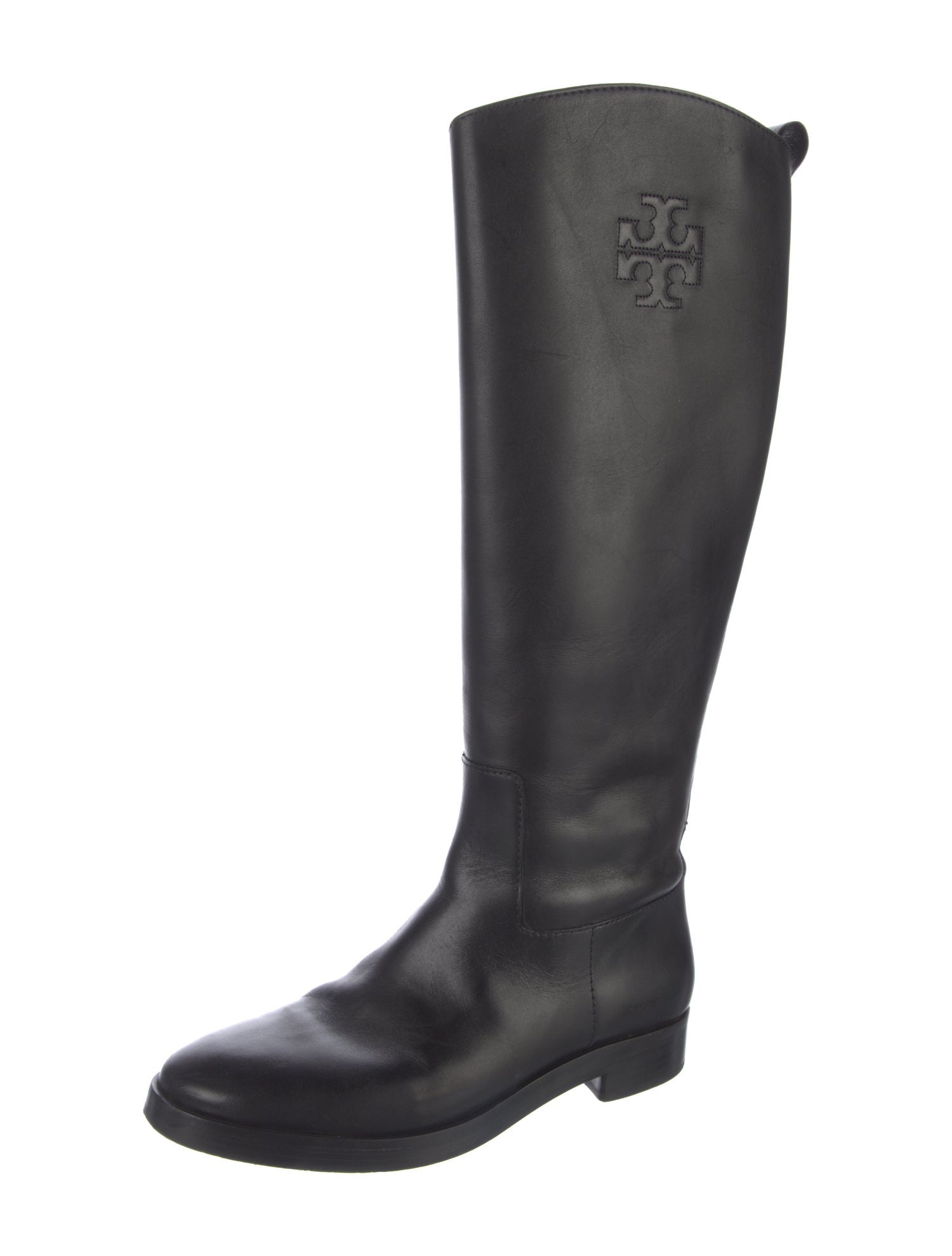 Tory Burch Leather Riding Boots