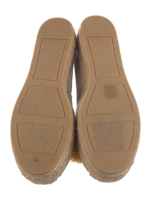 Tory Burch Canvas Embroidered Accent Espadrilles