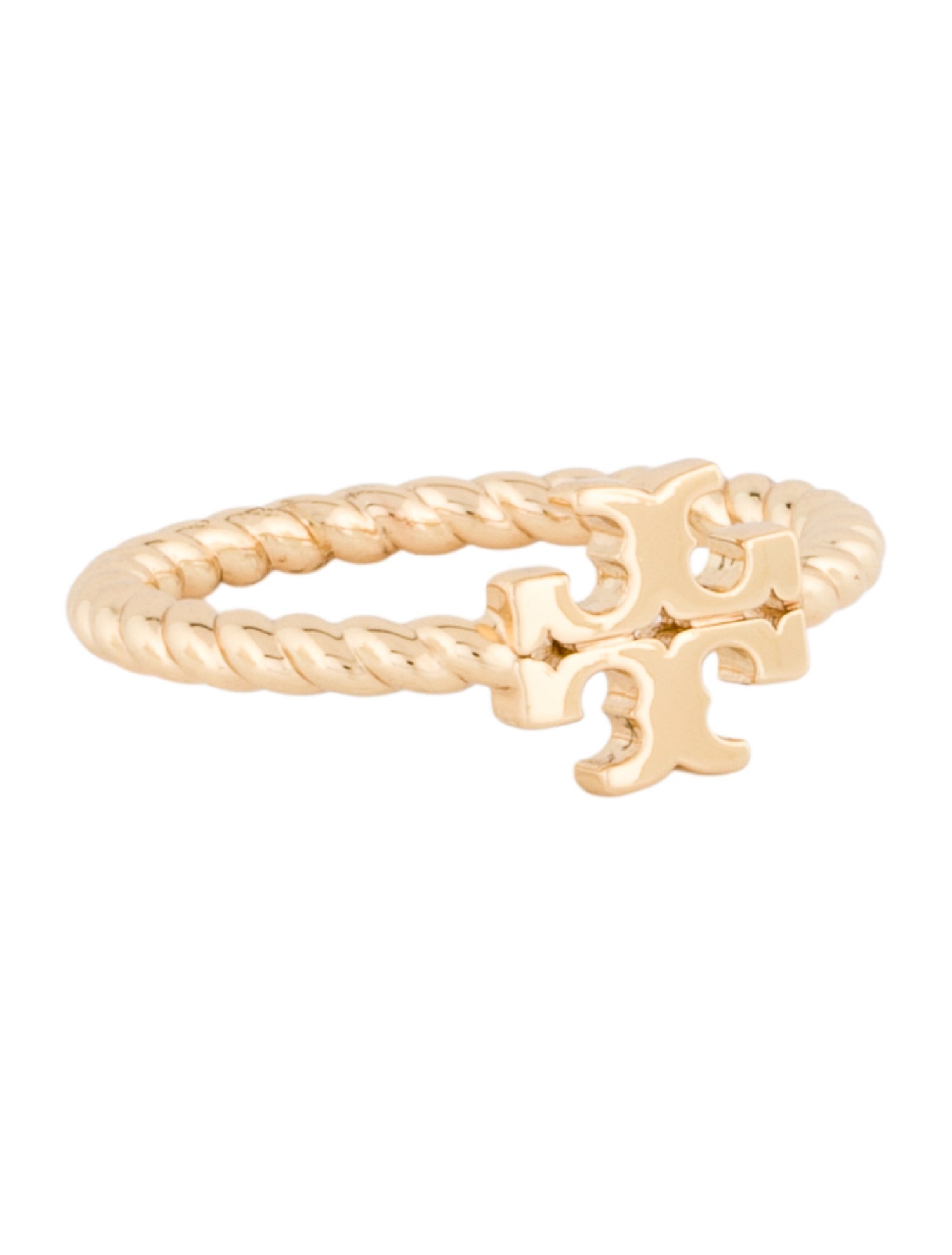 Tory Burch Logo TT Band Ring