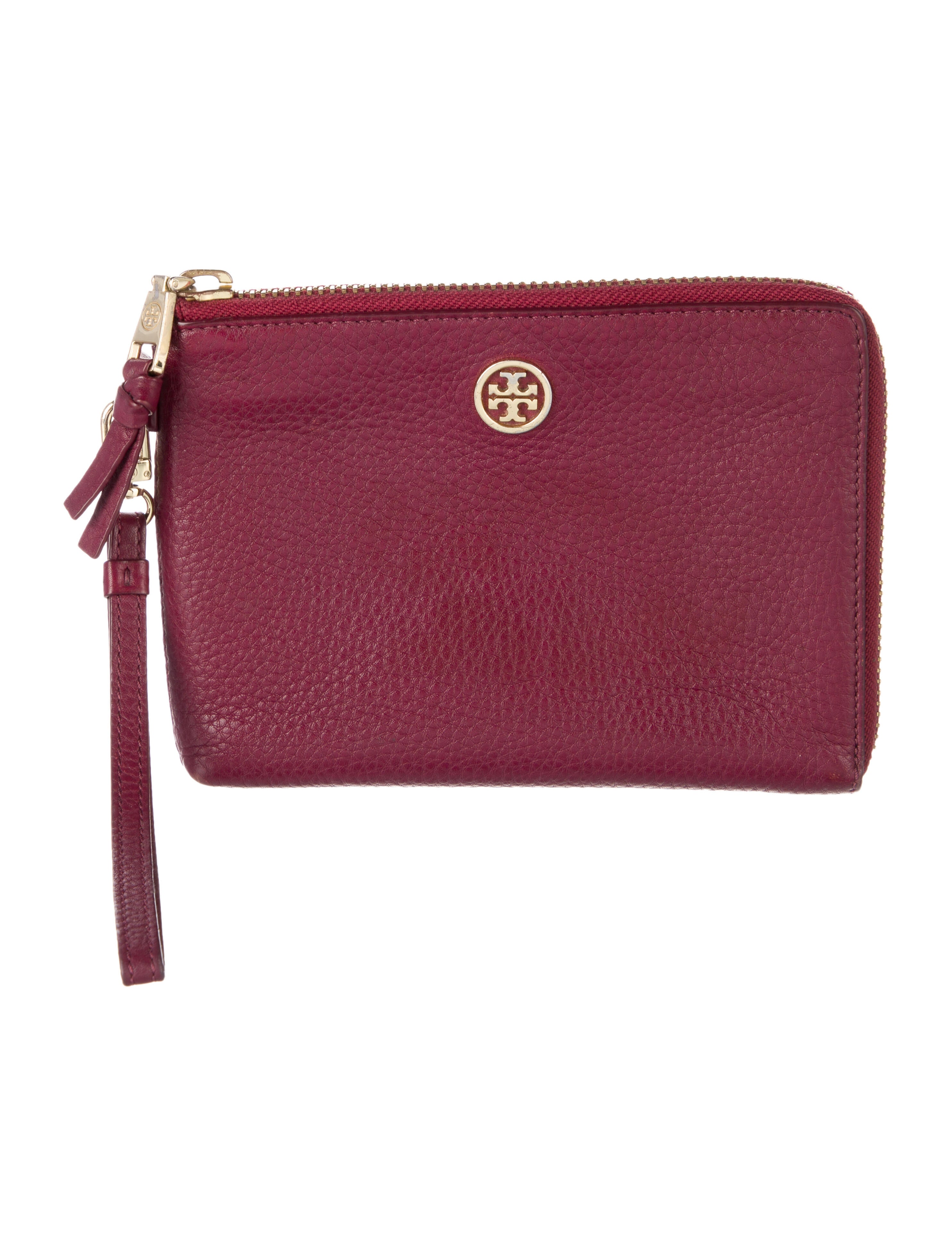 Tory Burch Leather Wristlet