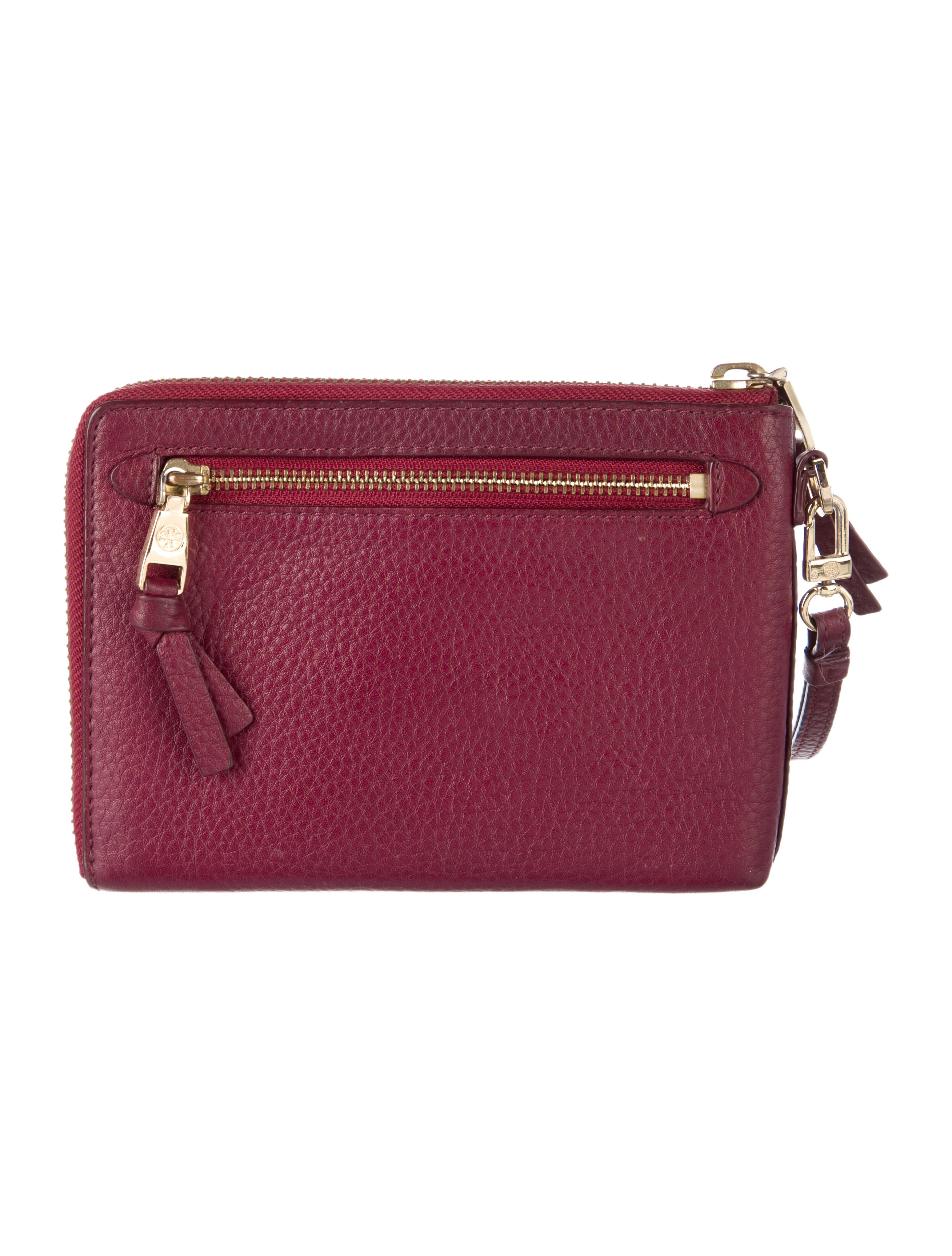 Tory Burch Leather Wristlet