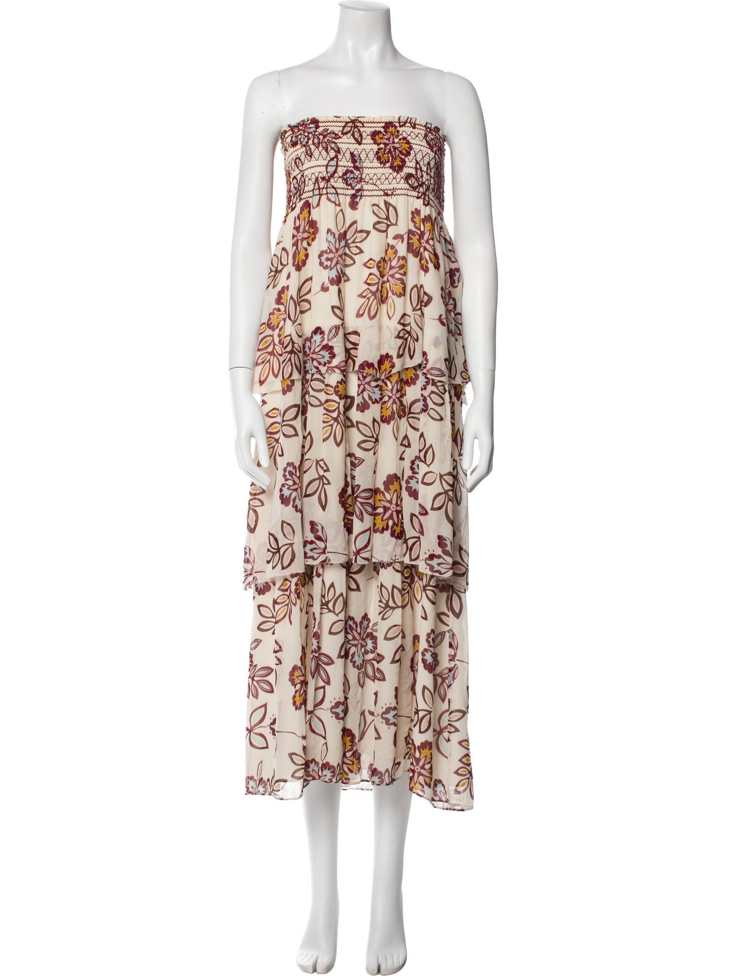 Tory Burch Printed Midi Length Dress