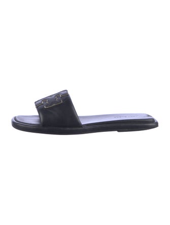 Tory Burch Leather Slides