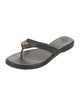 Tory Burch Leather Flip Flops