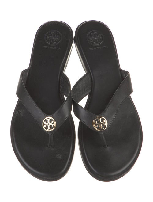Tory Burch Leather Flip Flops