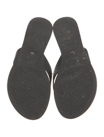 Tory Burch Leather Flip Flops
