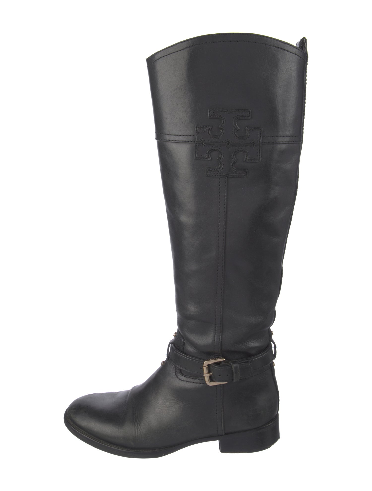 Tory Burch Leather Riding Boots