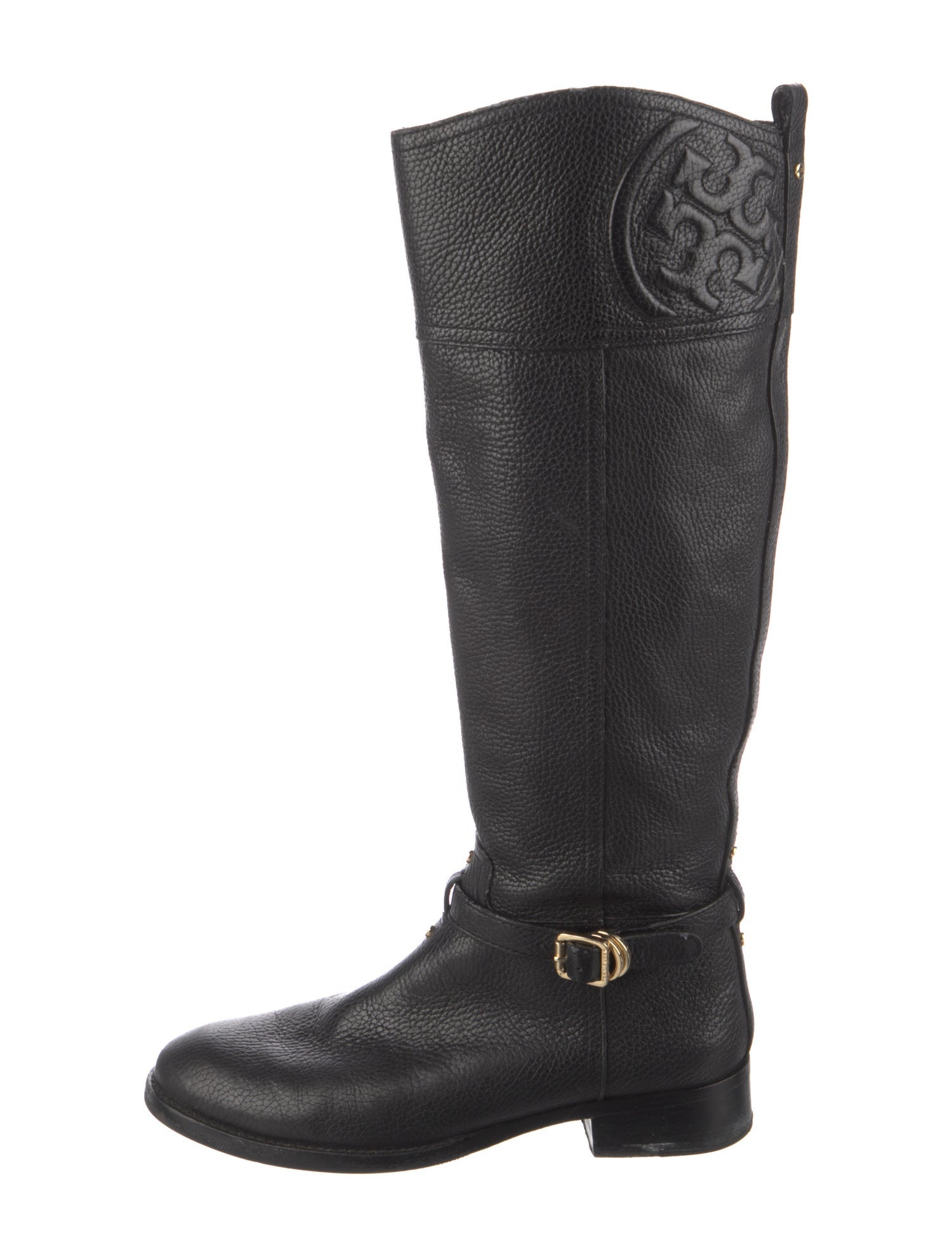 Tory Burch Leather Riding Boots