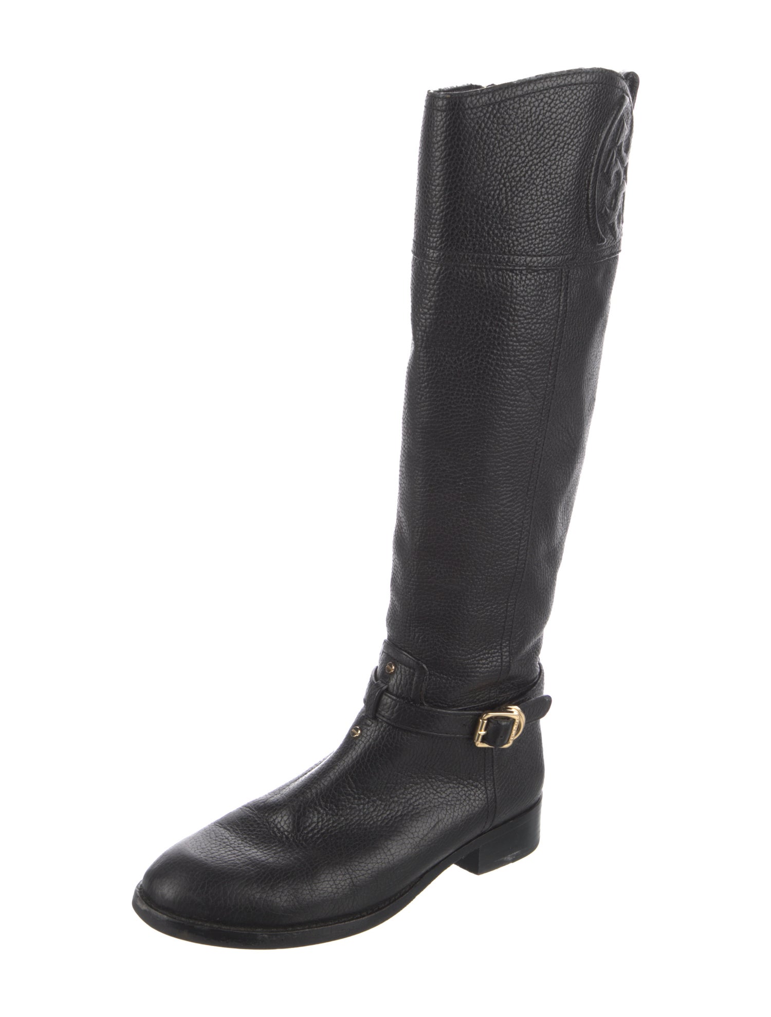 Tory Burch Leather Riding Boots