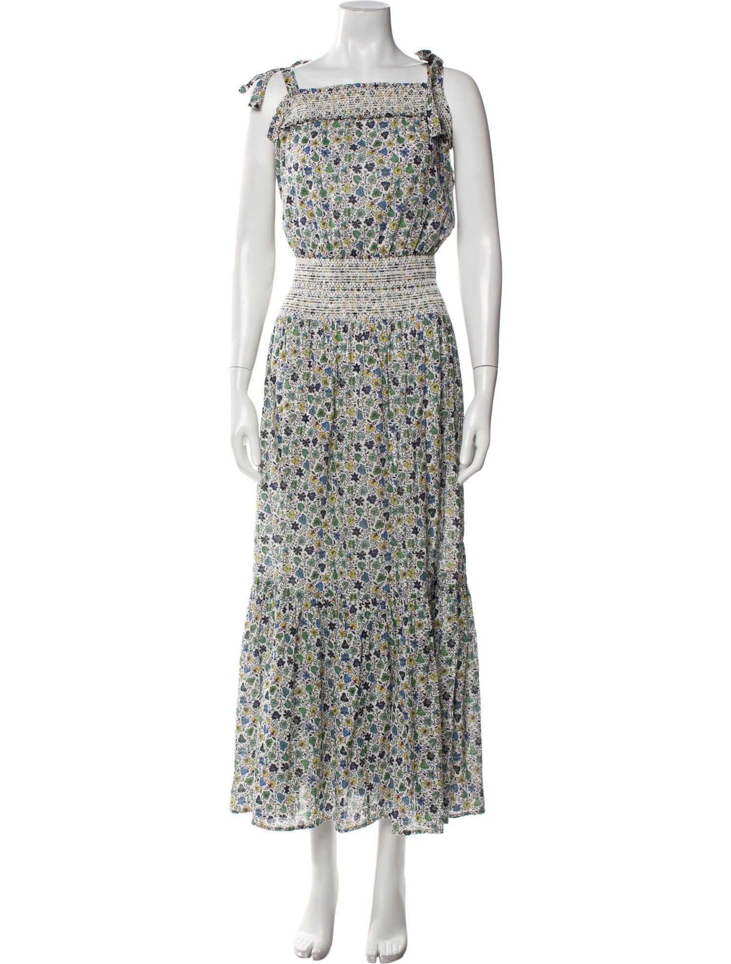 Tory Burch Floral Print Long Dress