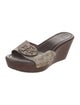 Tory Burch Leather Printed Slides