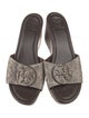 Tory Burch Leather Printed Slides