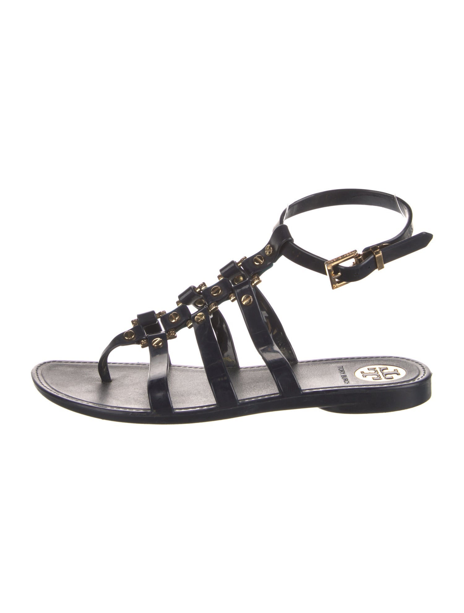 Tory Burch Rubber Gladiator Sandals