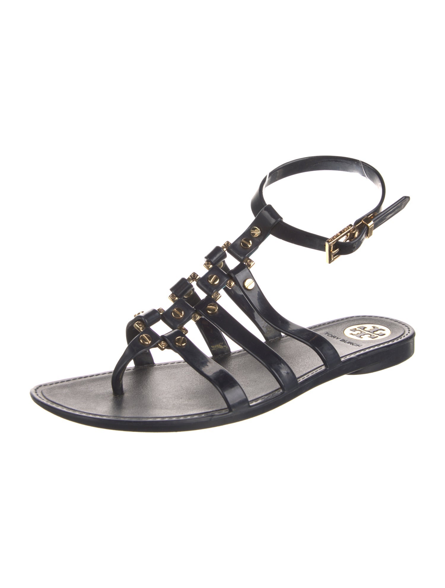 Tory Burch Rubber Gladiator Sandals