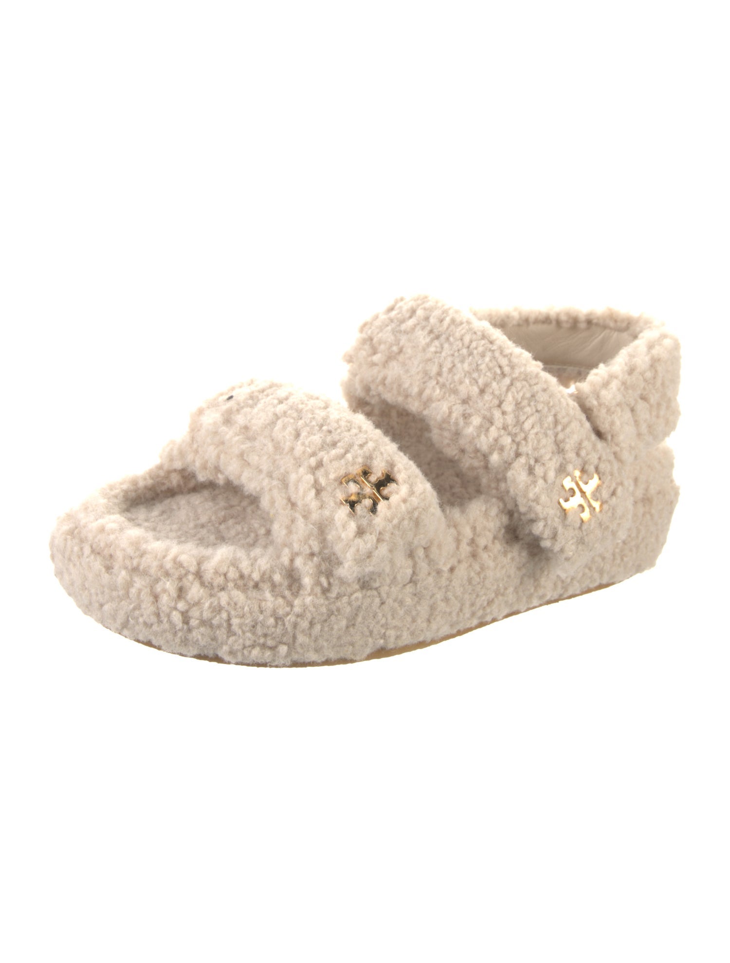 Tory Burch Faux Fur Slingback Sandals