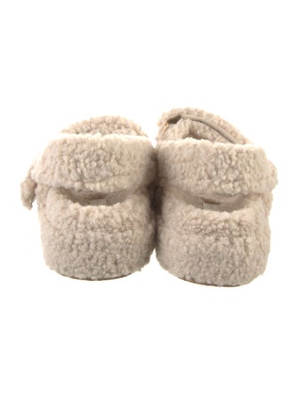 Tory Burch Faux Fur Slingback Sandals