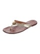 Tory Burch Leather Flip Flops