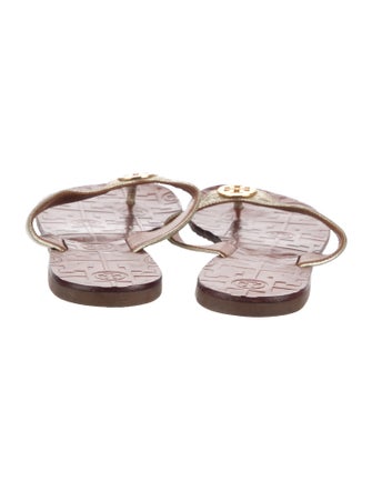 Tory Burch Leather Flip Flops
