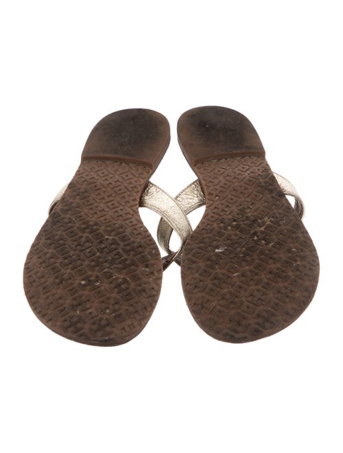 Tory Burch Leather Flip Flops