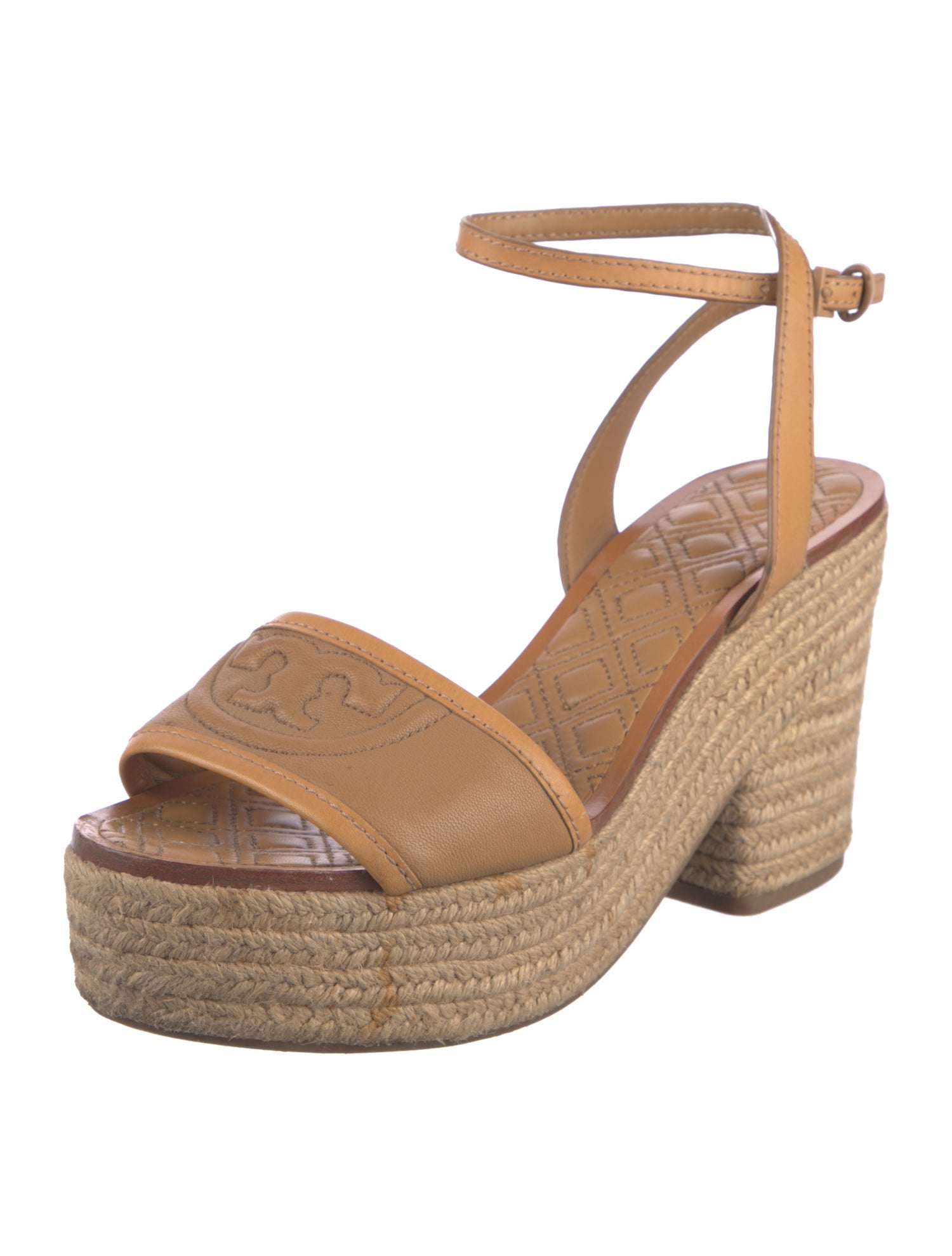 Tory Burch Leather Espadrilles