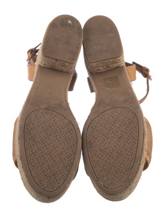 Tory Burch Leather Espadrilles